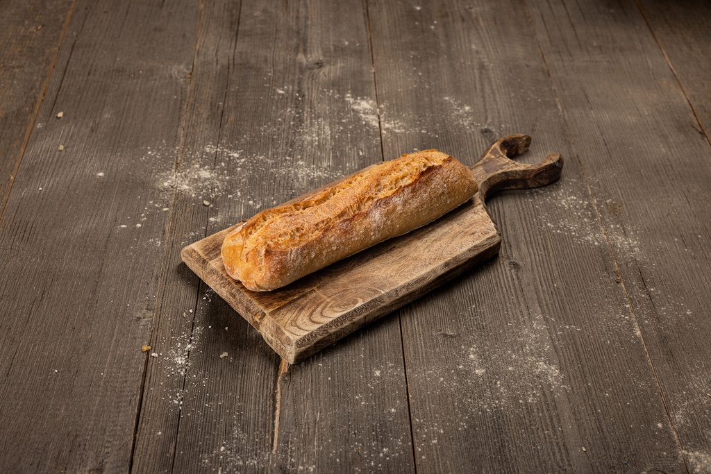 Half Baguette White Pre-baked (1/2)
